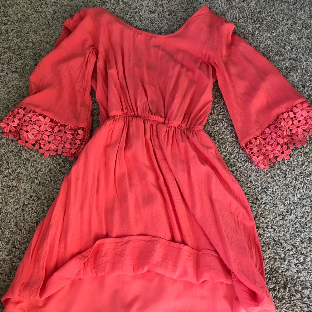 red dress